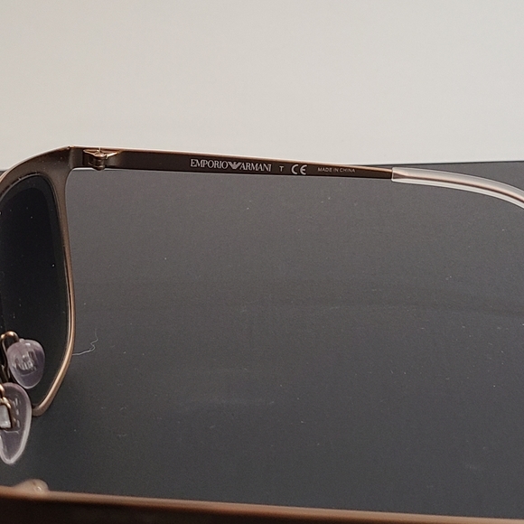 Armani Gold Metal Sunglasses w/ Case - Picture 4 of 12